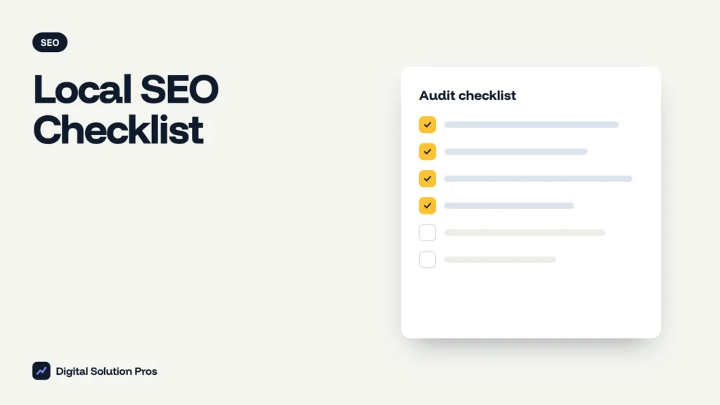 Local SEO checklist for US small businesses